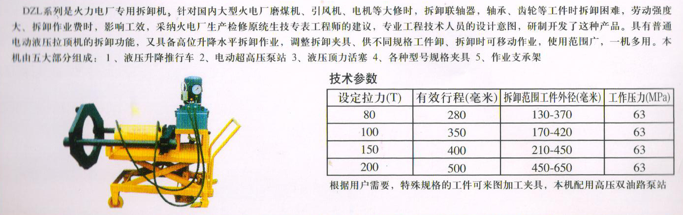 024液壓聯(lián)軸器拆卸機